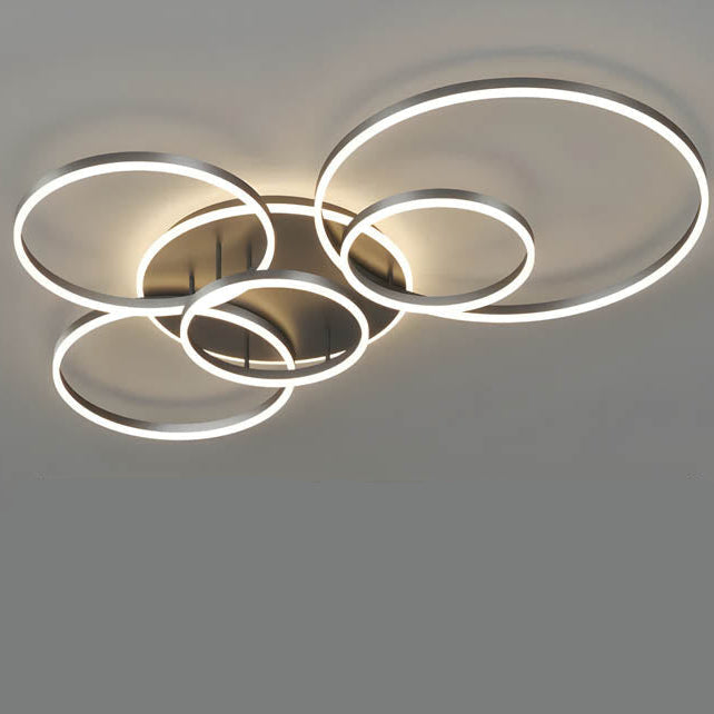Modern Multi-Ring LED Ceiling Light