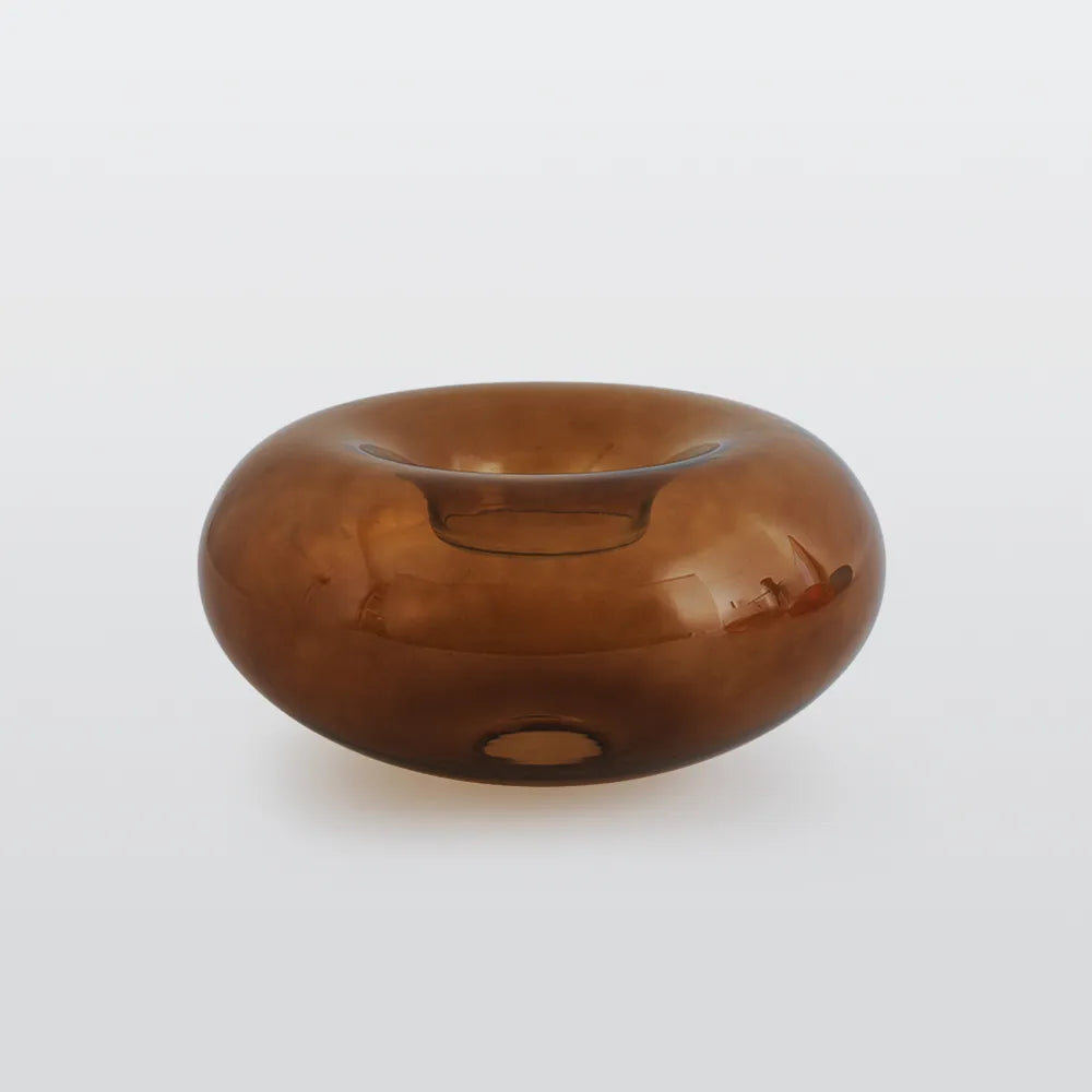 Art Deco Globe Ceiling Light Amber Glass Flush Mount Fixture