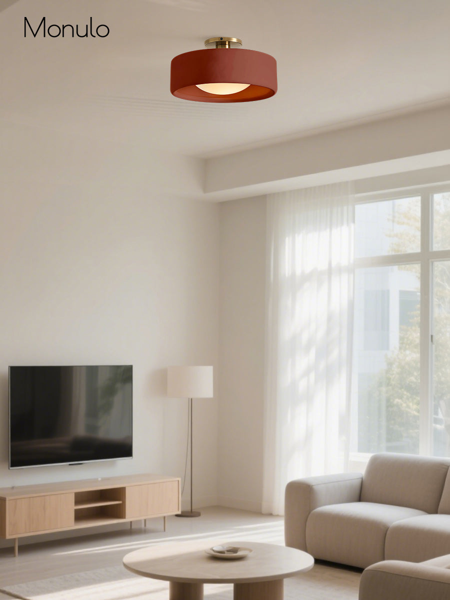 Porcelain Flush Mount Ceiling Light