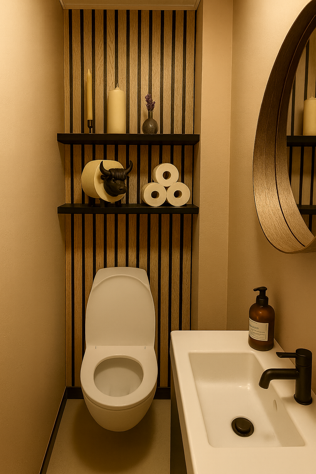 Animal Toilet Roll Holder Tabletop Decorative Figure