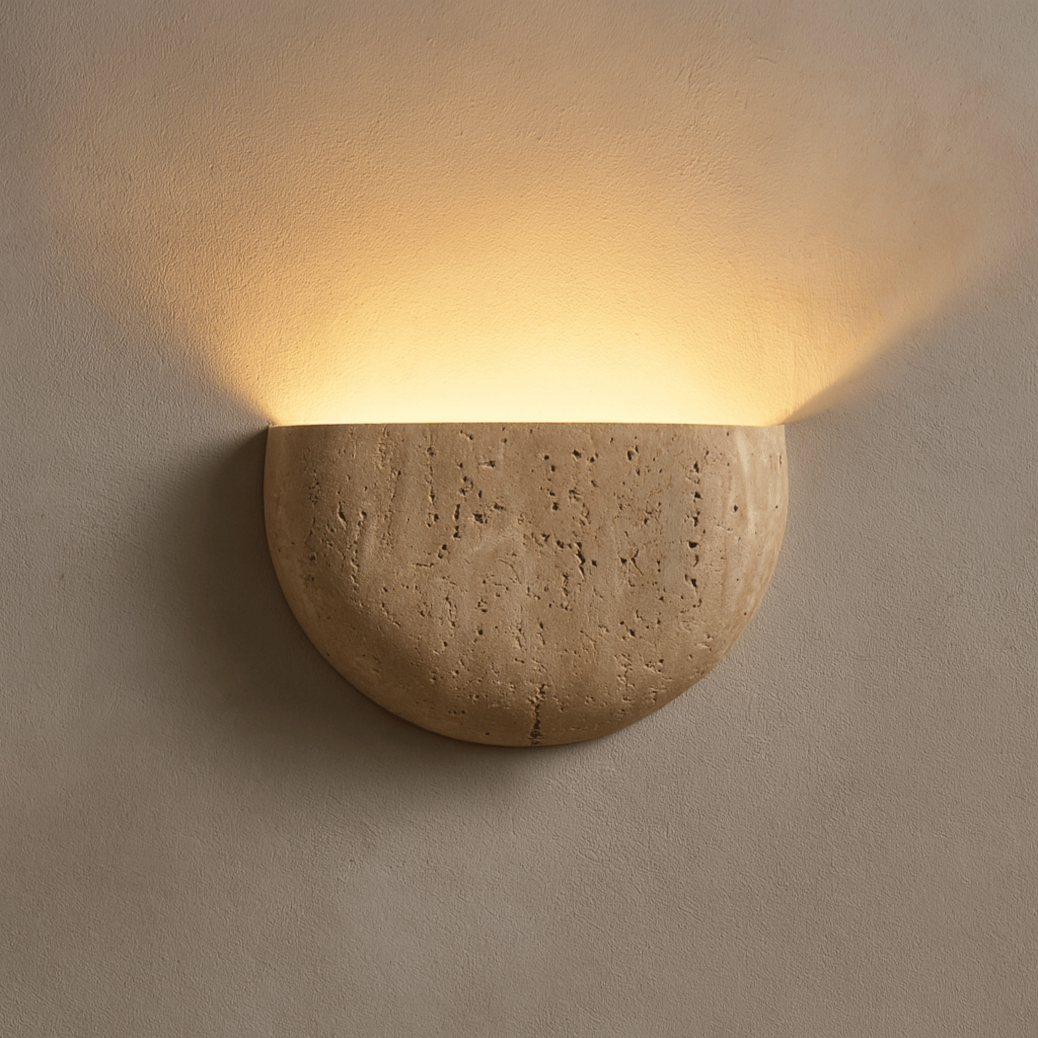 Wabi Sabi Steen Wandlamp Zachte Ambient Verlichting