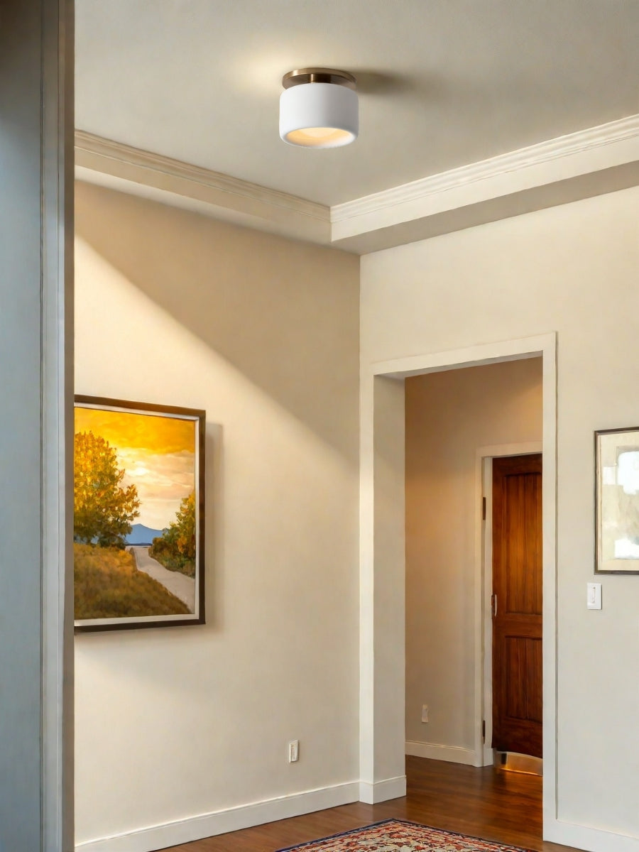 Porcelain Flush Mount Ceiling Light