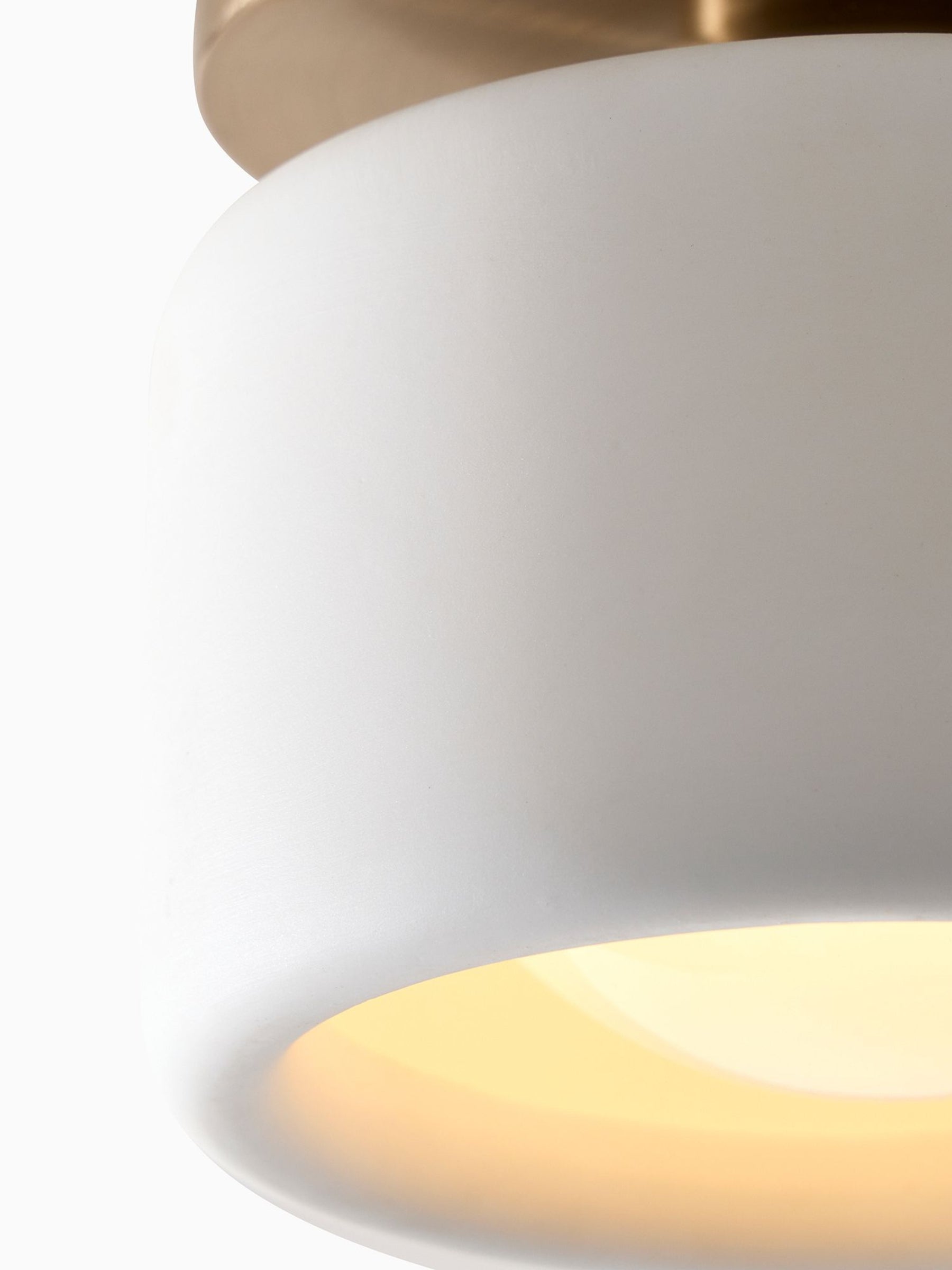 Porcelain Flush Mount Ceiling Light