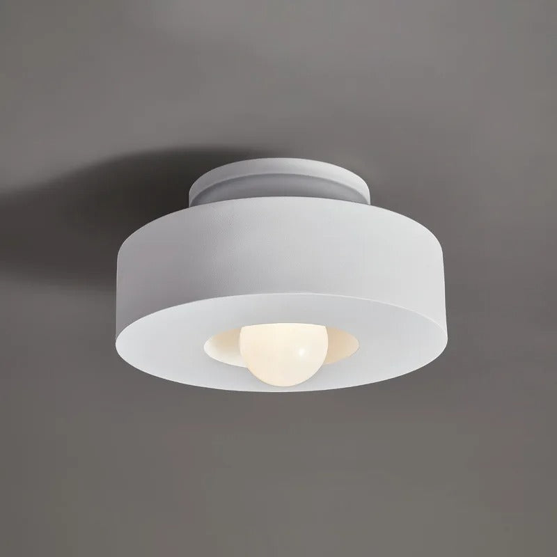Modern Cylindrical Ceiling Lamp Artistic Design