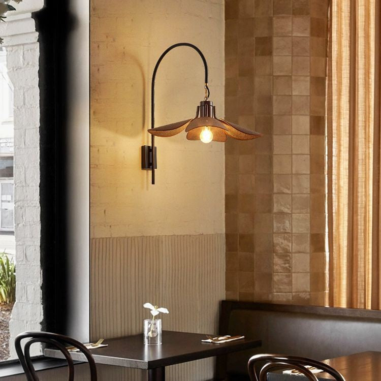 Wabi-Sabi Flower Wall Light