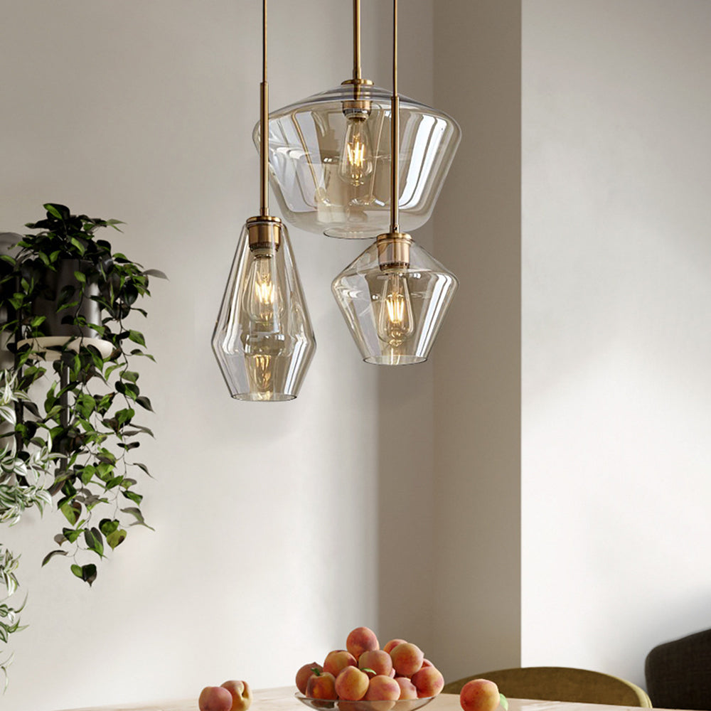 Prism Crystal Glass Pendant Light