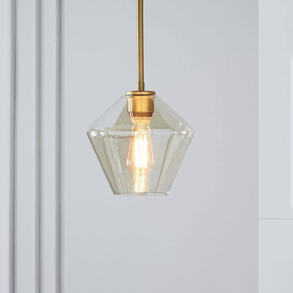 Prism Crystal Glass Pendant Light