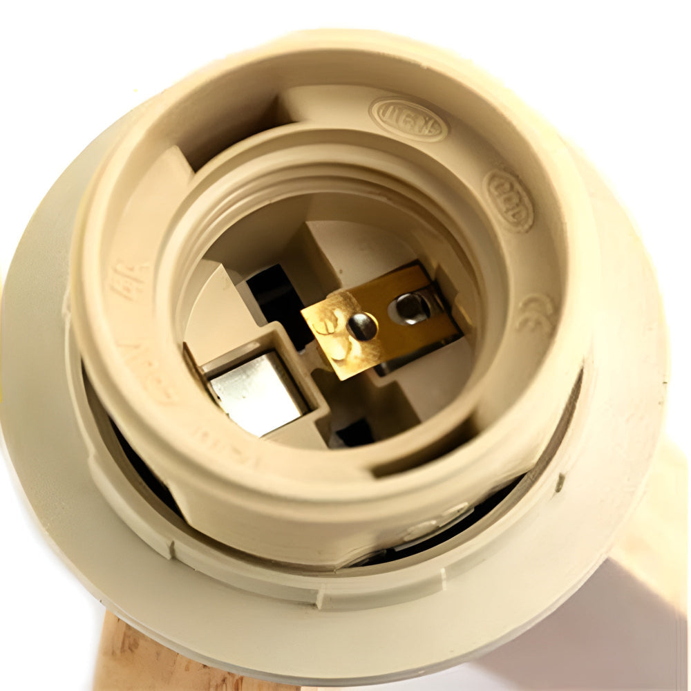 Adjustable wooden desk lamp