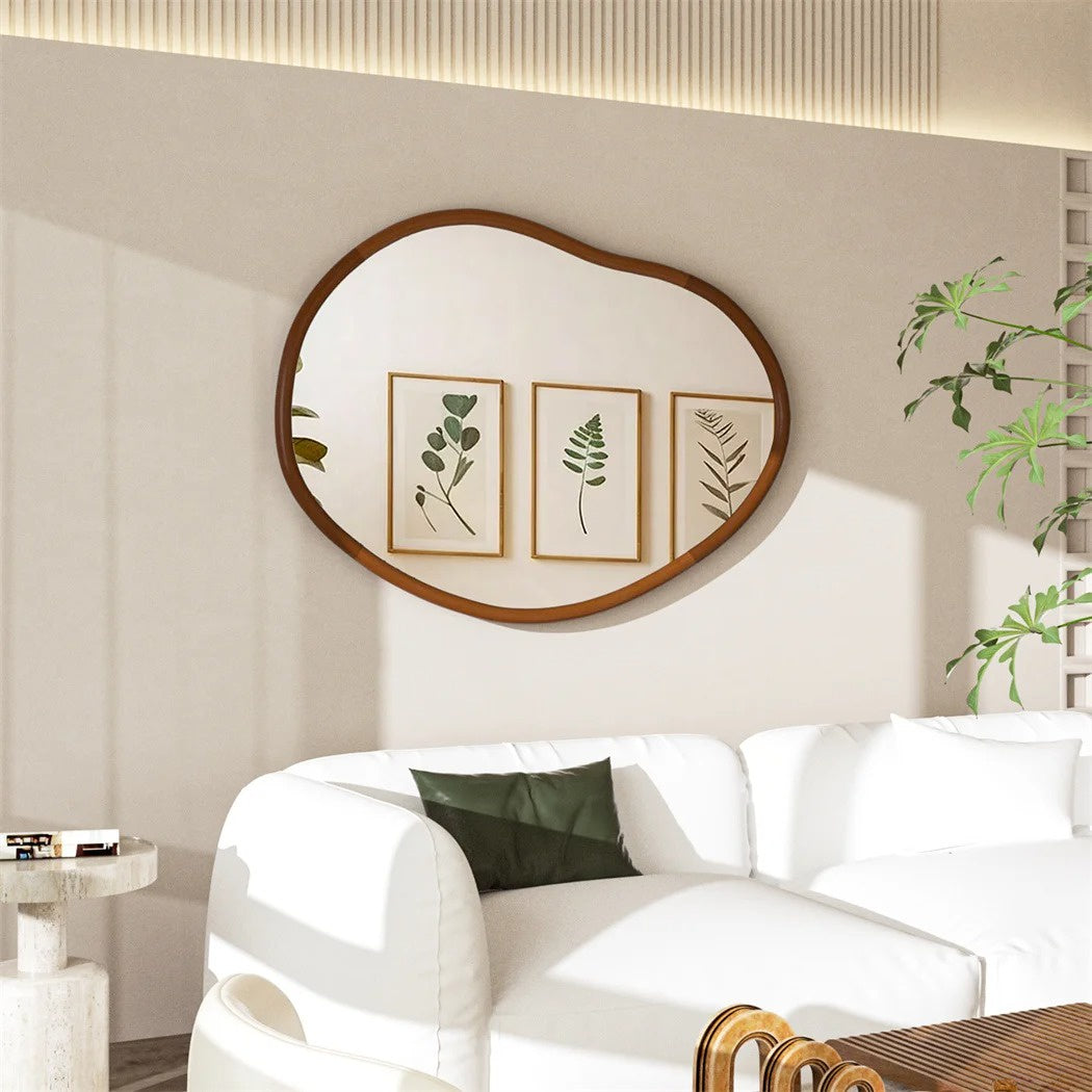 Asymmetrical Bedroom Wall Mirror