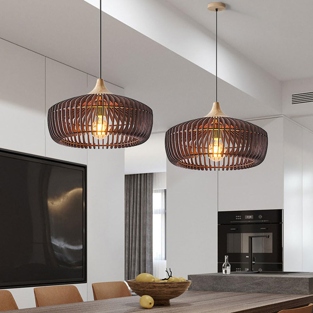 Nordic Bamboo Cage Pendant Light