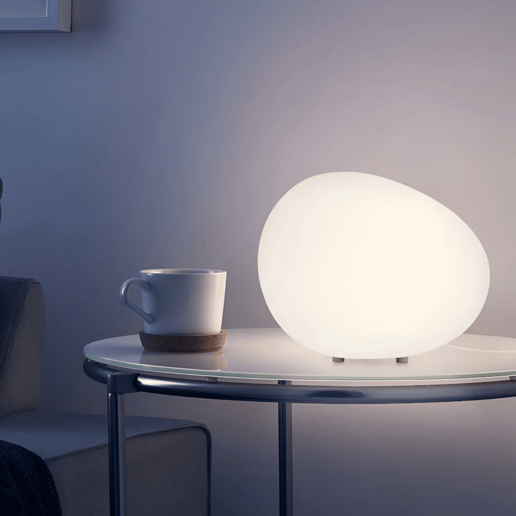 Pebble Shaped LED Night Light with Smooth Diffused Glow