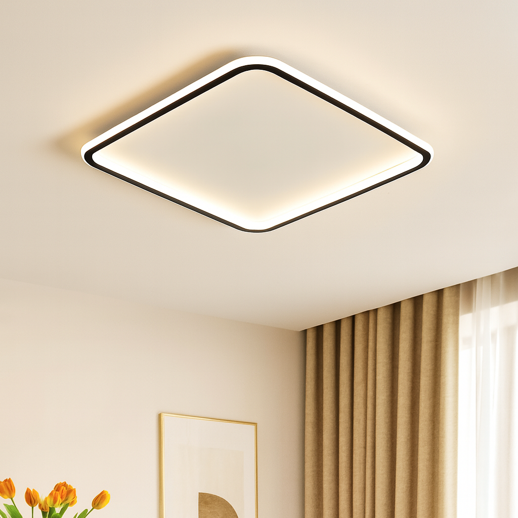 Scandinavian Square LED Ceiling Light