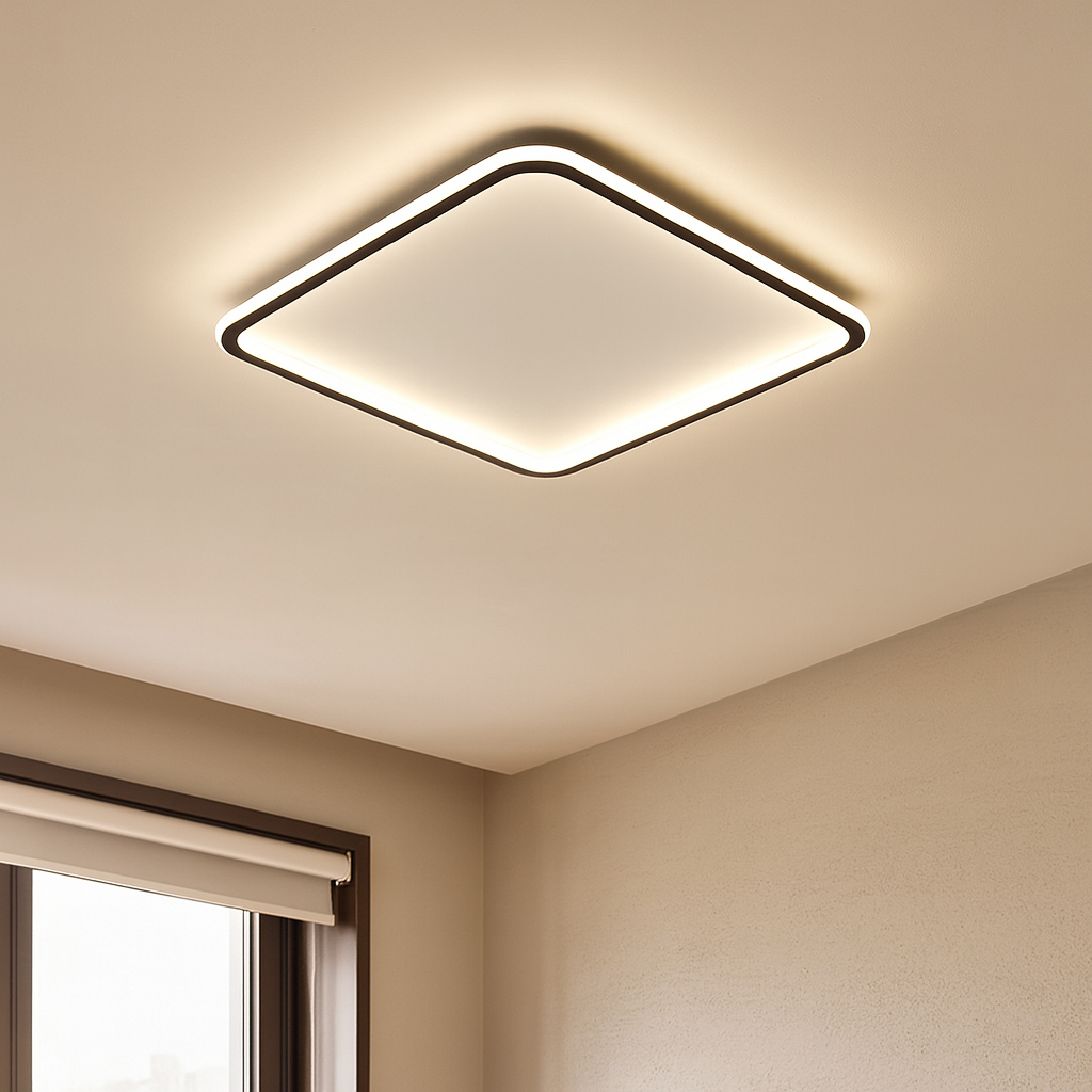 Scandinavian Square LED Ceiling Light