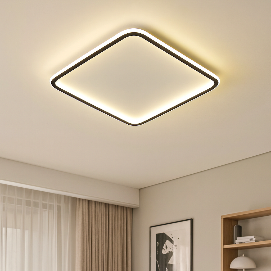 Scandinavian Square LED Ceiling Light