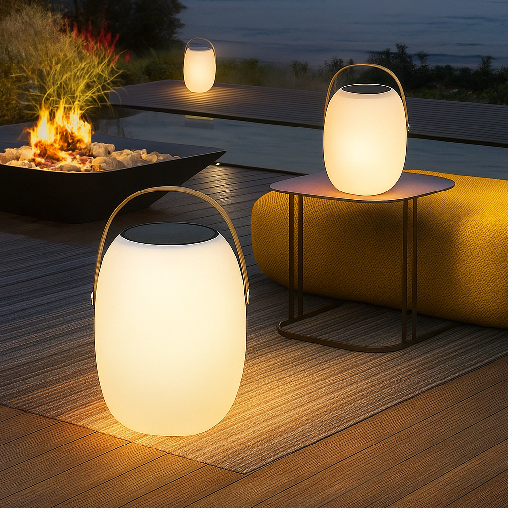 Modern Portable Terrace Solar Lamp
