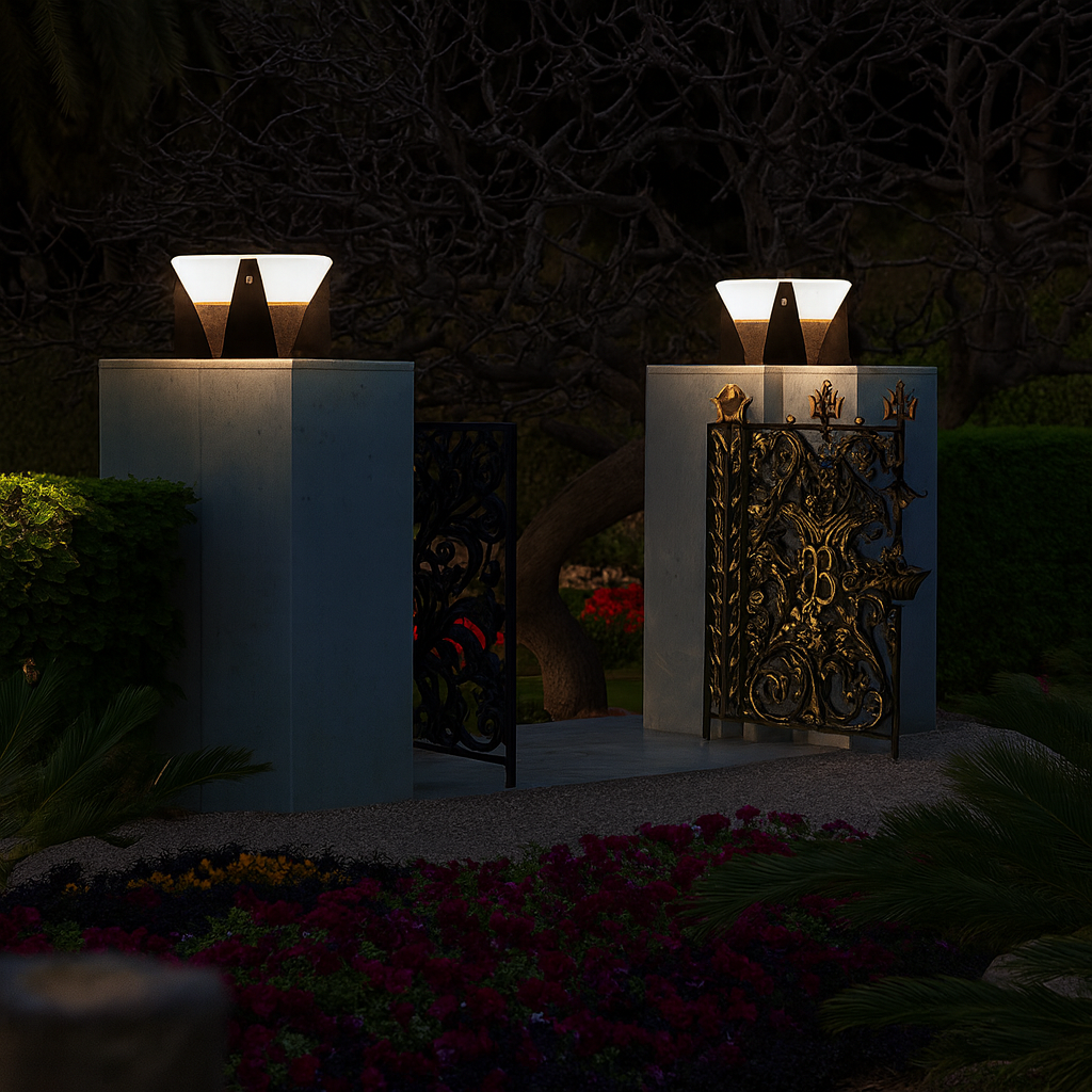 Solar Halo Patio Accent Lights
