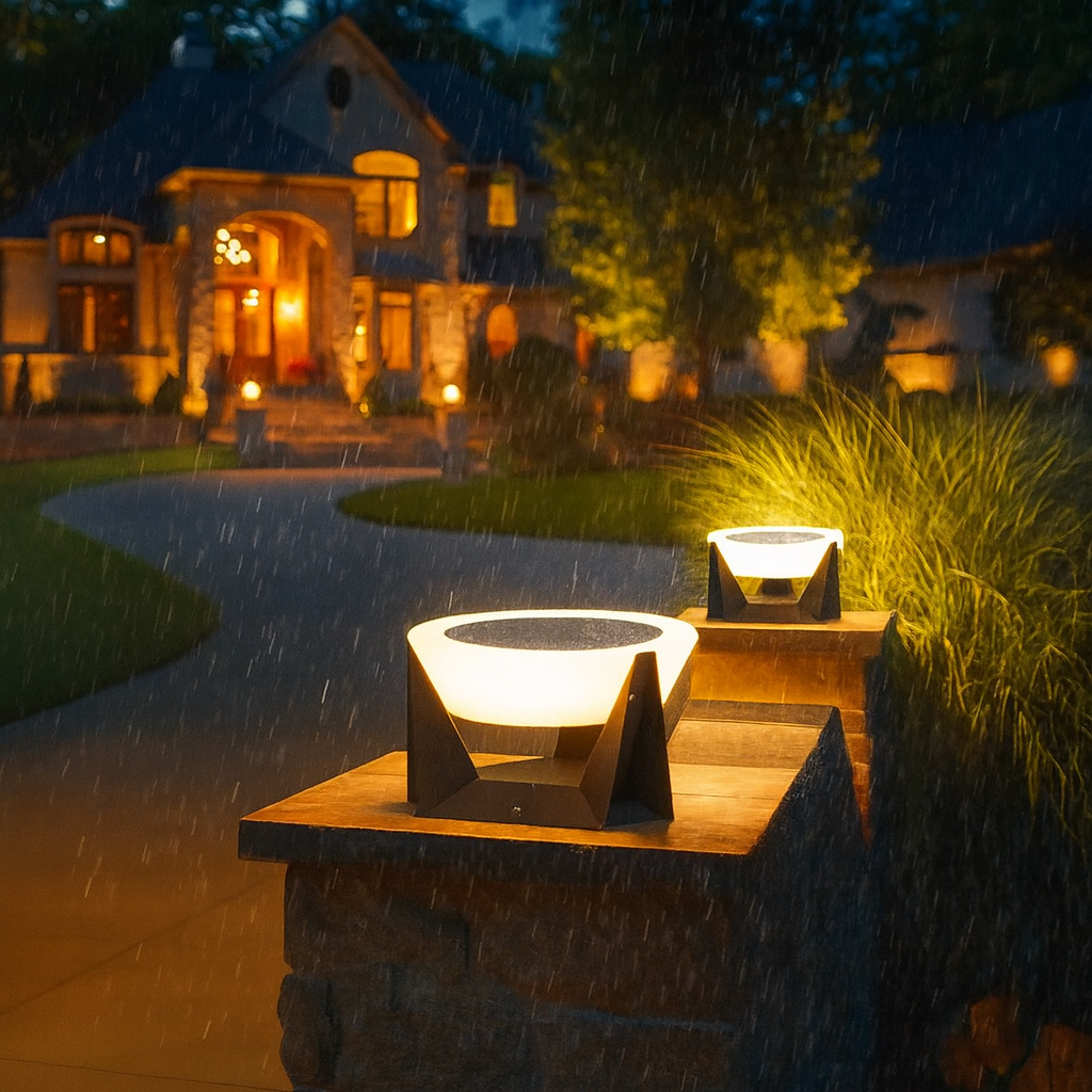Solar Halo Patio Accent Lights