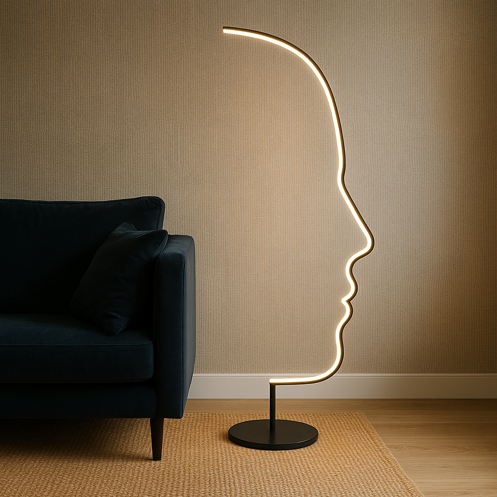Artistic Face Floor Lamp
