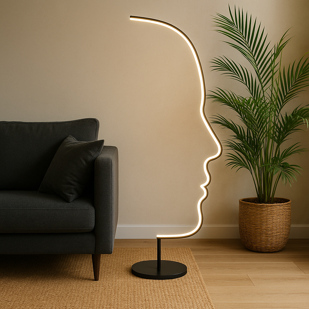 Artistic Face Floor Lamp