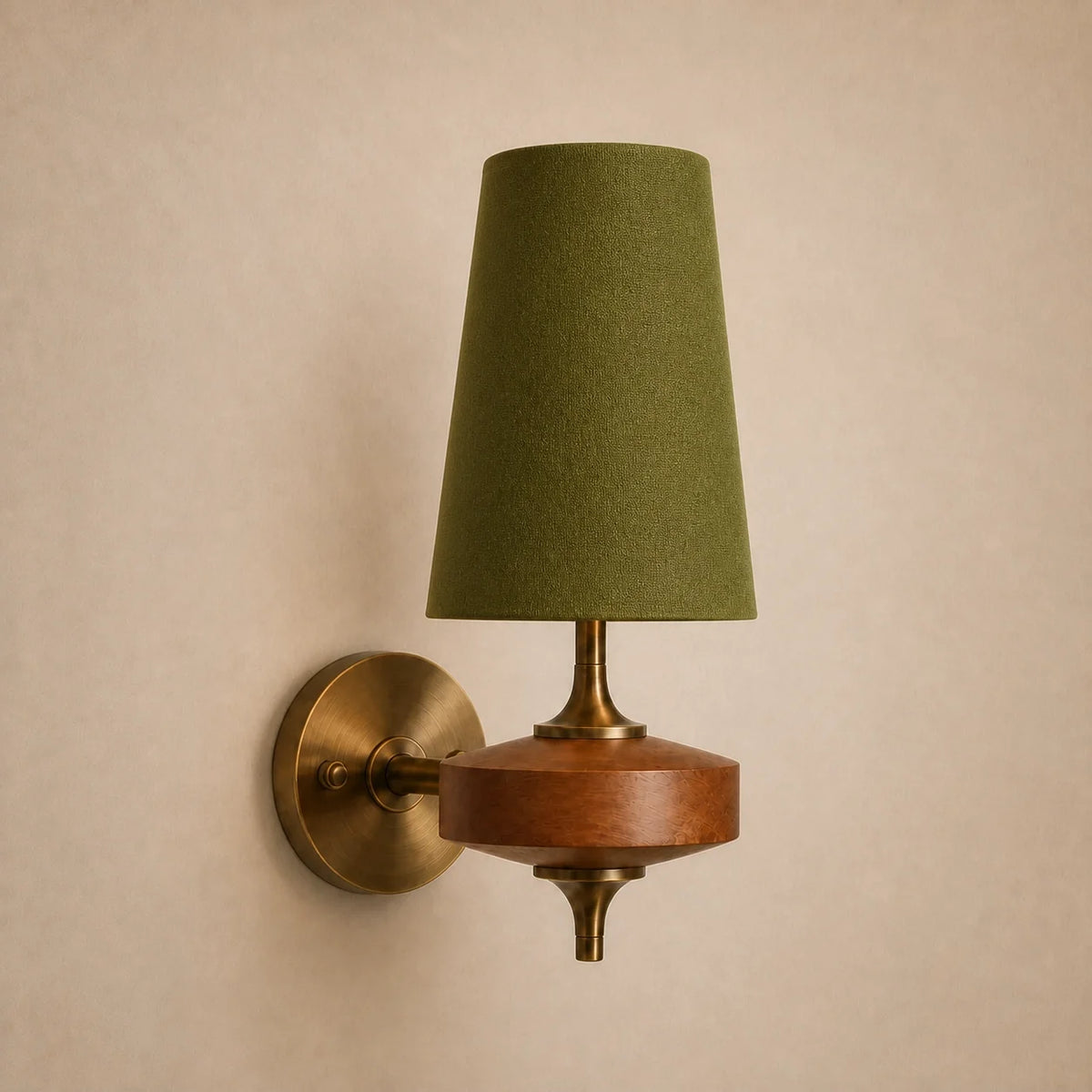 Classic Fabric Wall Lamp for Bedroom Sconce Lighting