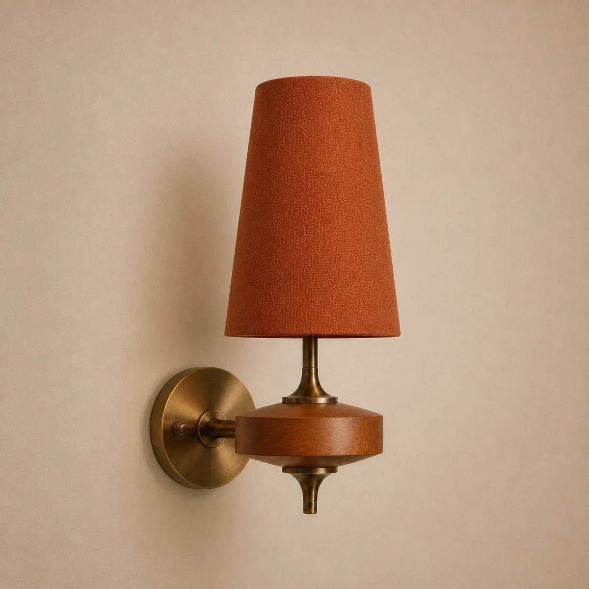 Classic Fabric Wall Lamp for Bedroom Sconce Lighting