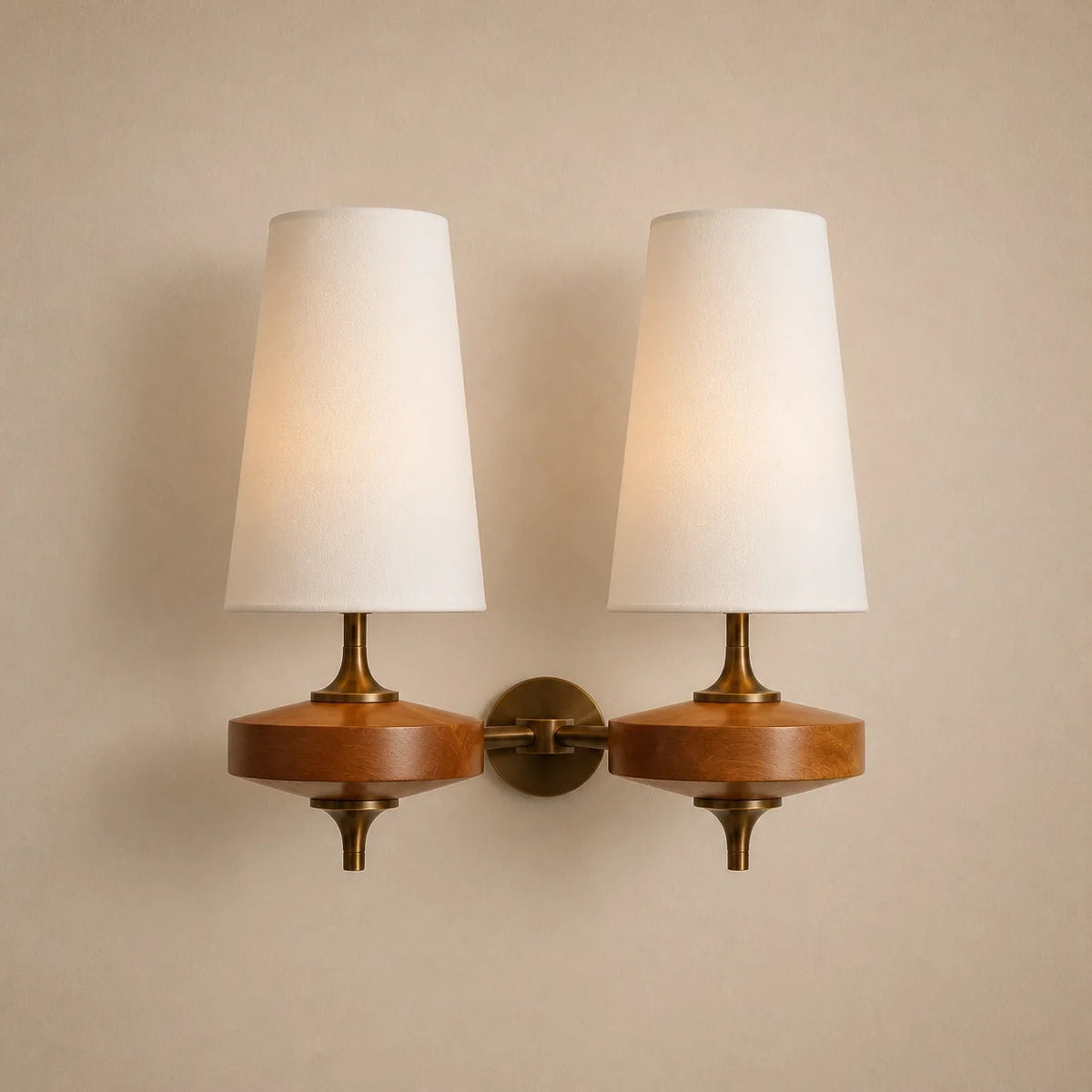 Classic Fabric Wall Lamp for Bedroom Sconce Lighting