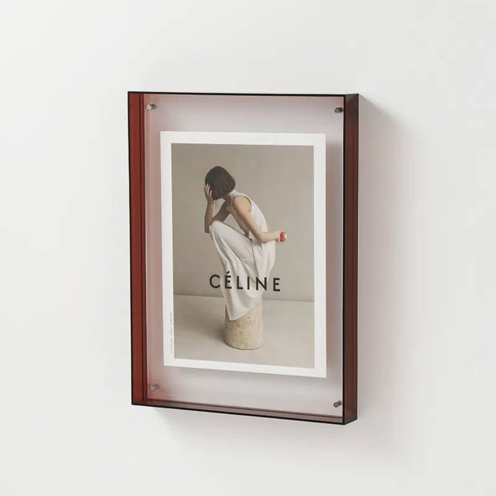 Transparent Acrylic Floating Photo Frame