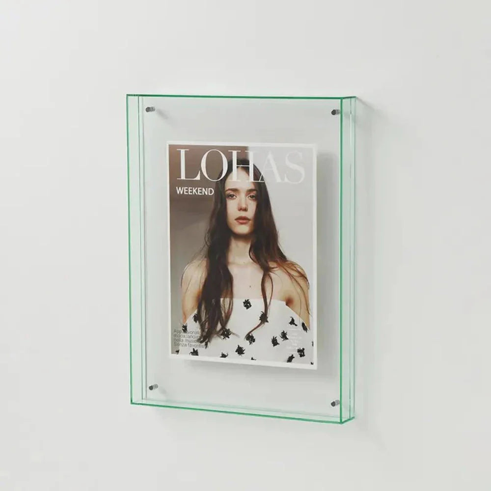 Transparent Acrylic Floating Photo Frame