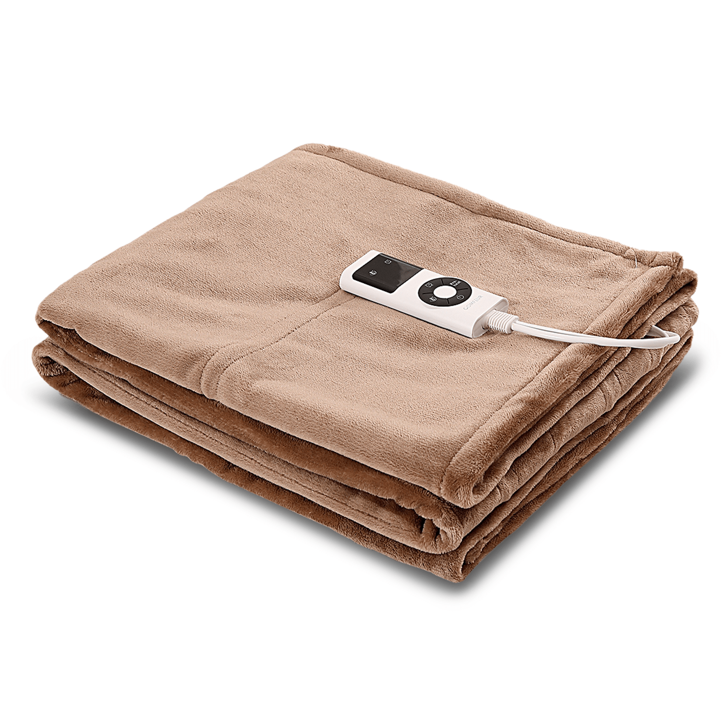 Couverture chauffante électrique pour lit avec 9 niveaux de chaleur réglables