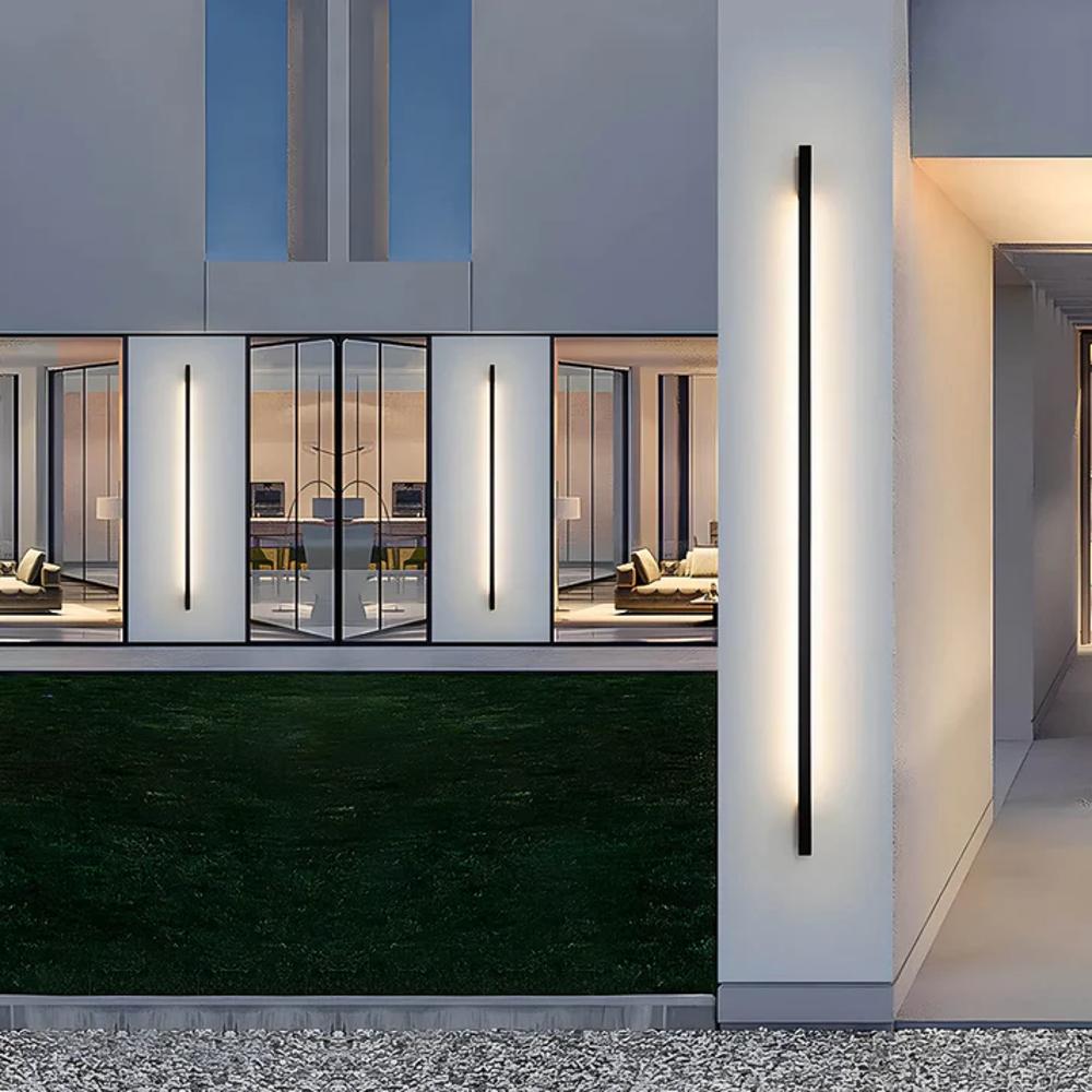 Vertical LED Outdoor Wall Light