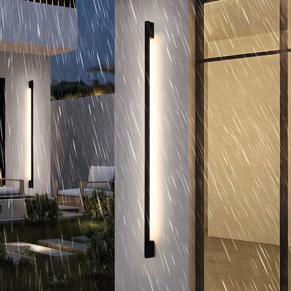 Vertical LED Outdoor Wall Light