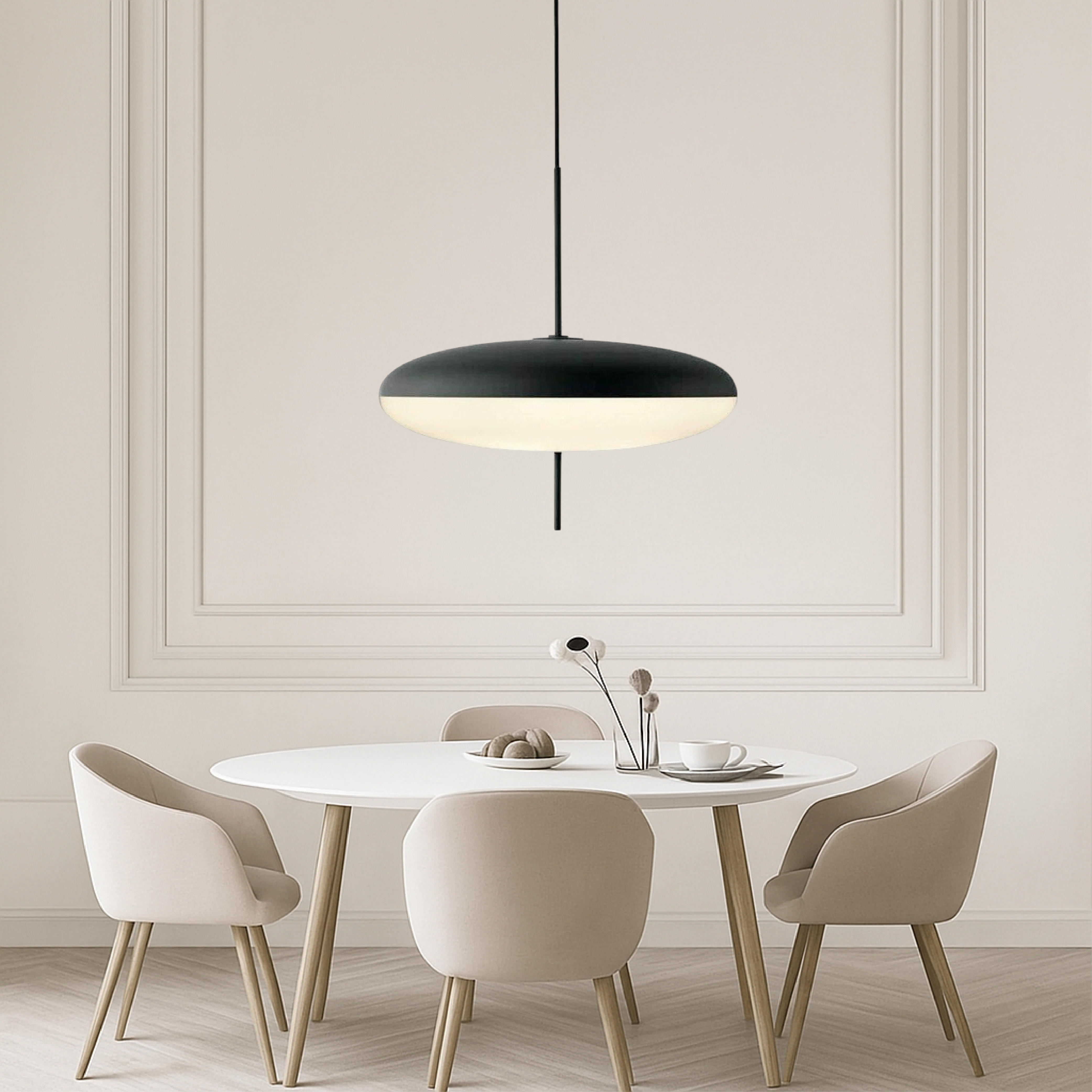Danish Bauhaus Dome Pendant Light