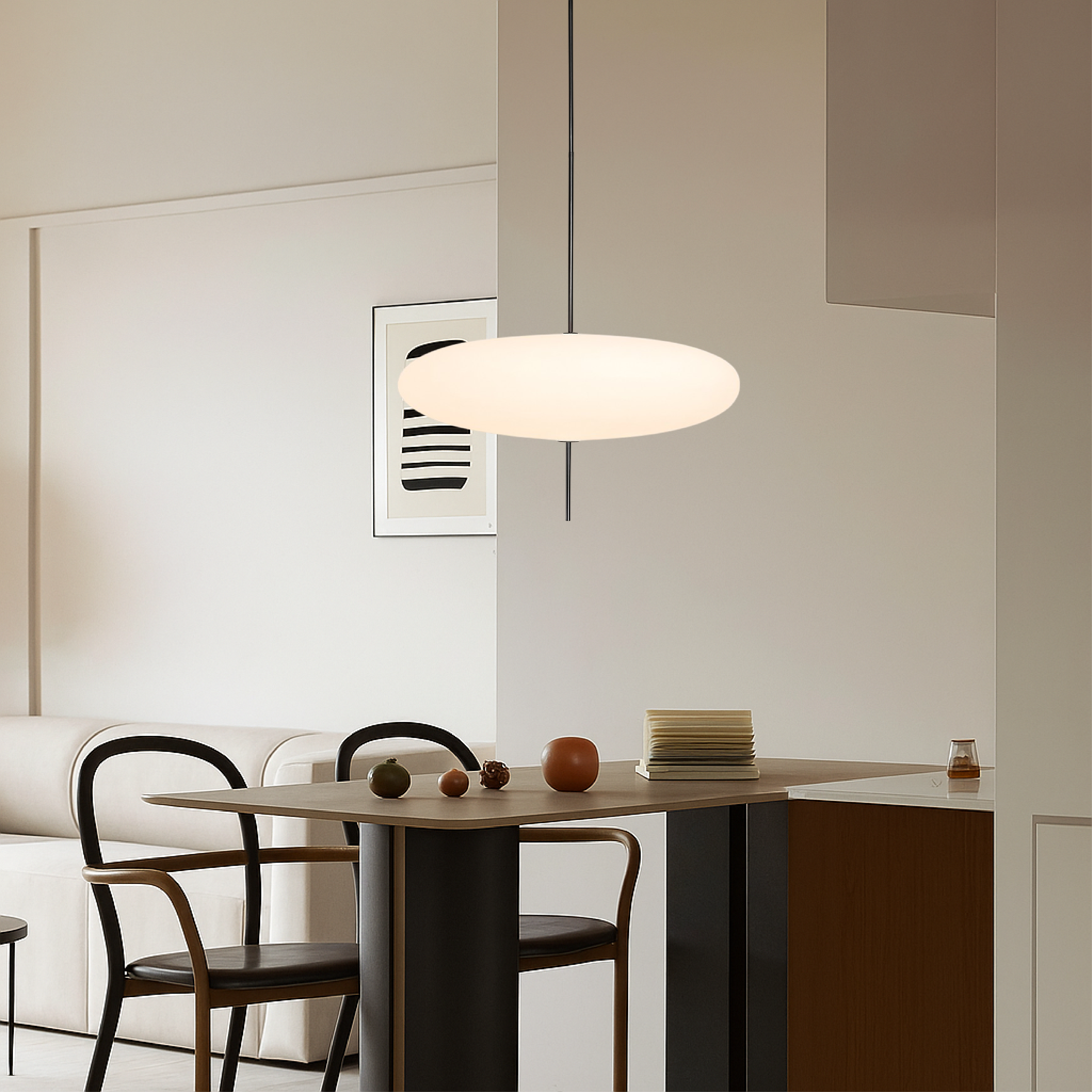 Danish Bauhaus Dome Pendant Light