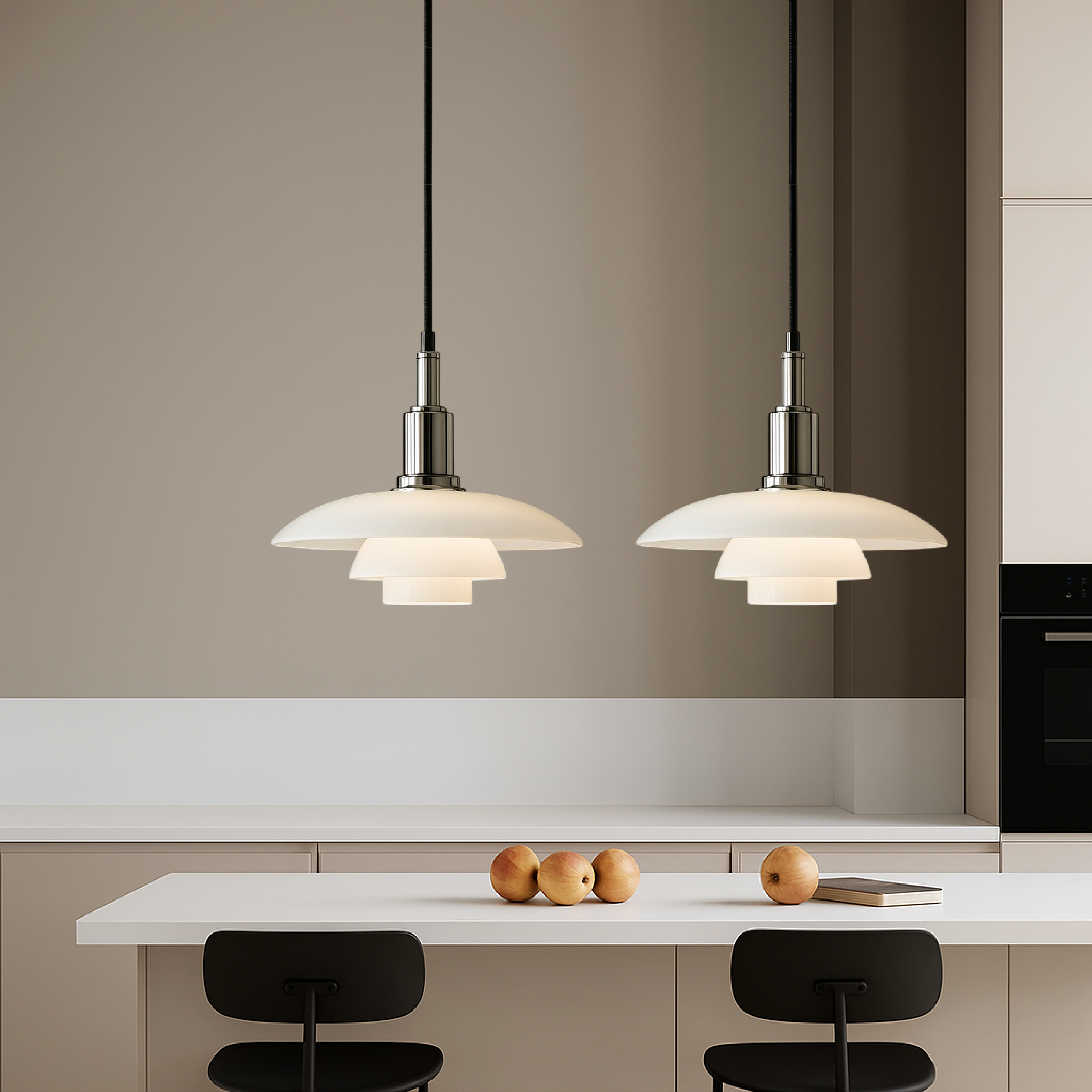 Danish Multi-Layer Pendant Light
