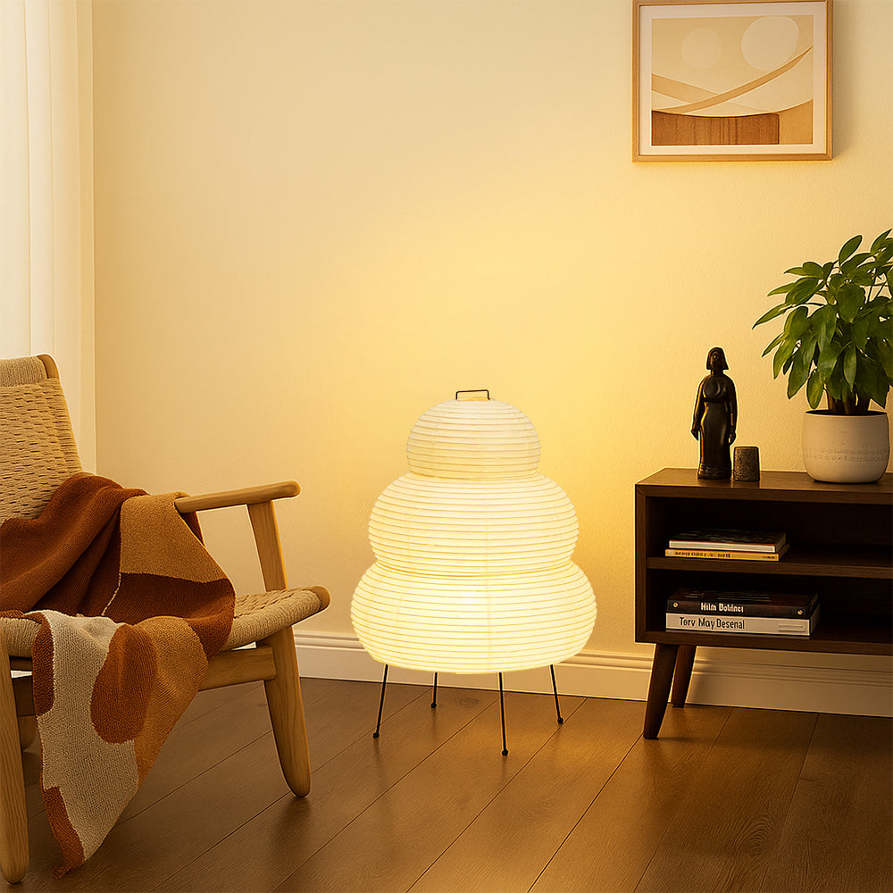 Japanese Rice Paper Floor Lamp