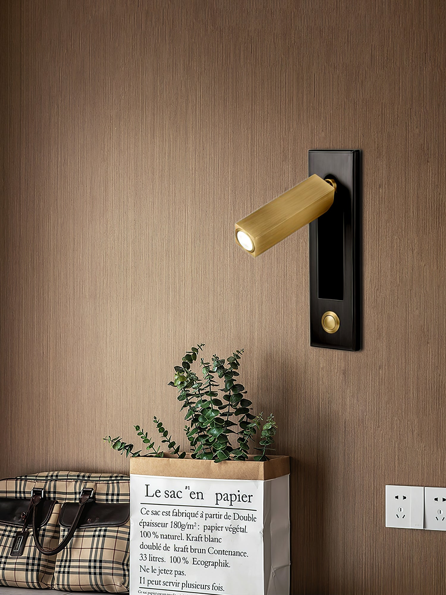 Modern Swivel Wall Reading Light Built In Design