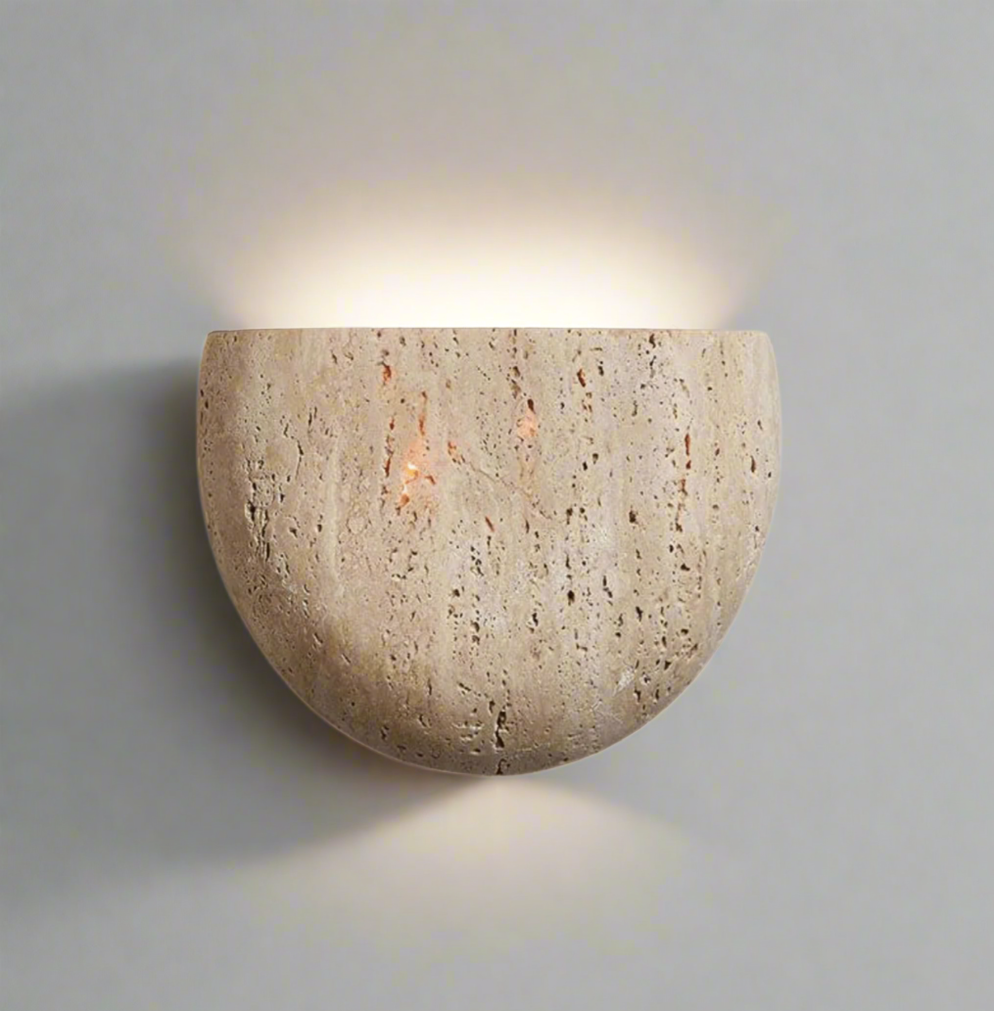 Wabi Sabi Steen Wandlamp Zachte Ambient Verlichting