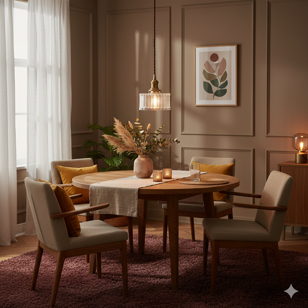 Brass Textured Glass Round Ceiling Pendant Light