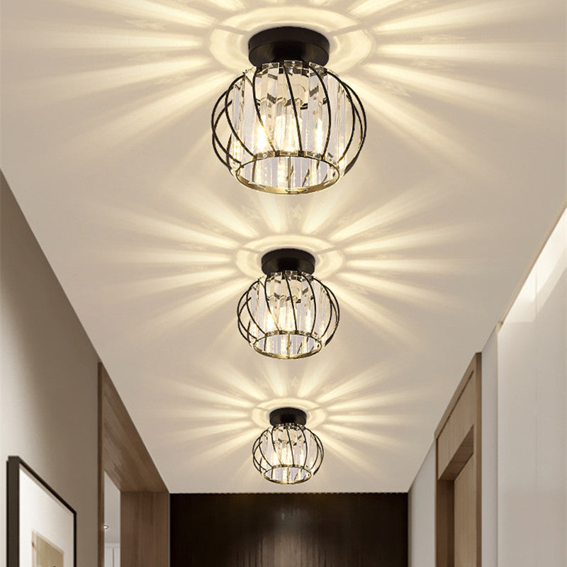 Glass Pendant Ceiling Light Bedside Light for Living Room
