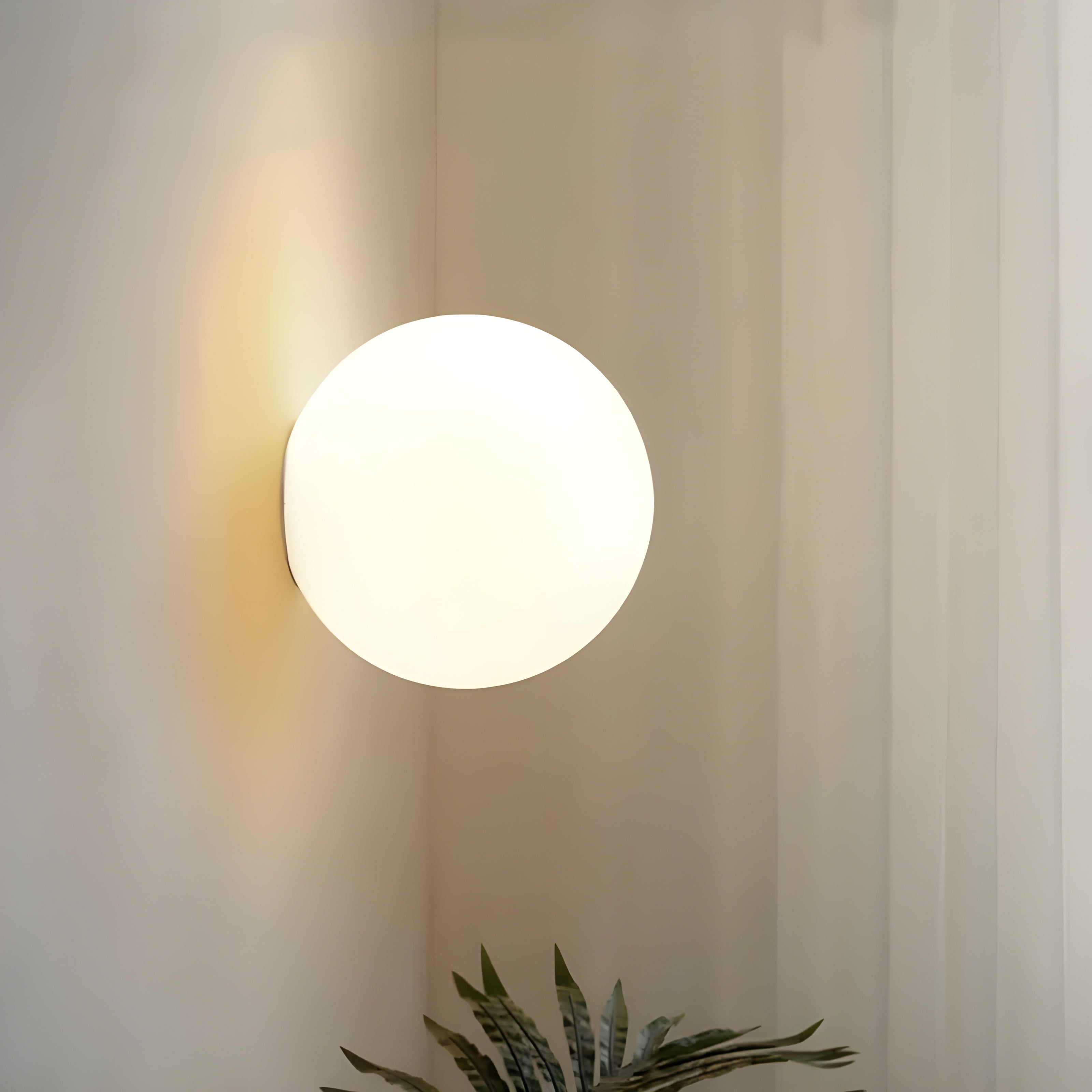 Modern Frosted Glass Wall Lamp