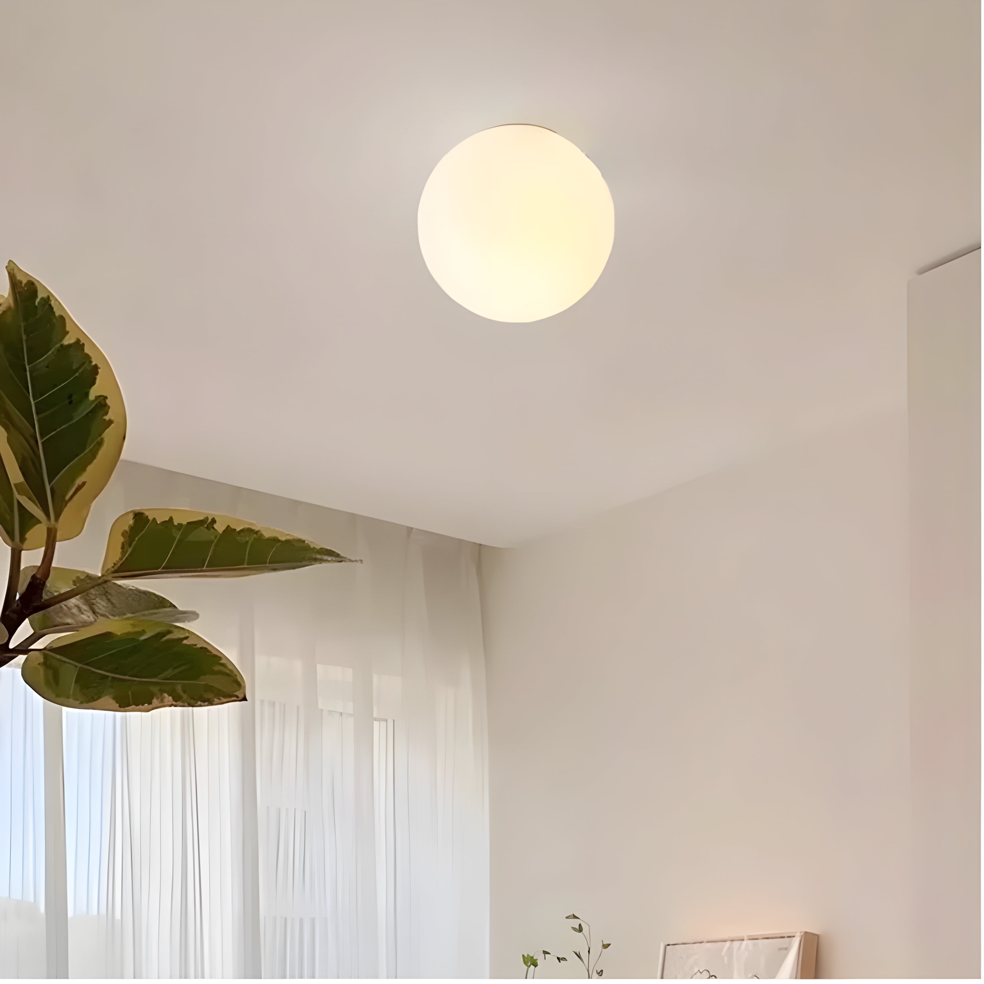 Modern Frosted Glass Wall Lamp