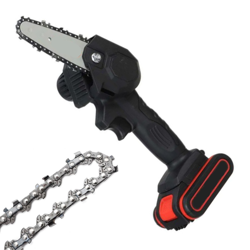Draadloze Mini Kettingzaag Accu Aangedreven Handheld Kettingzaag