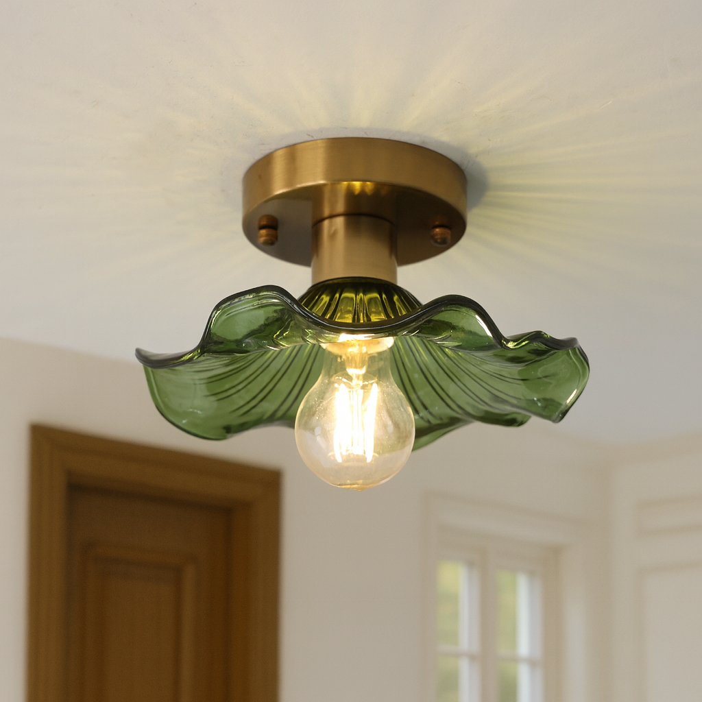 Vintage Floral Ceiling Light