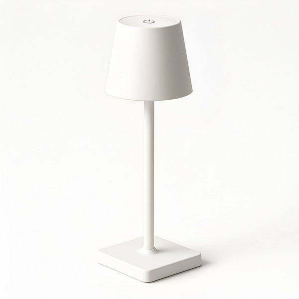Waterdichte oplaadbare tafellamp met slanke voet
