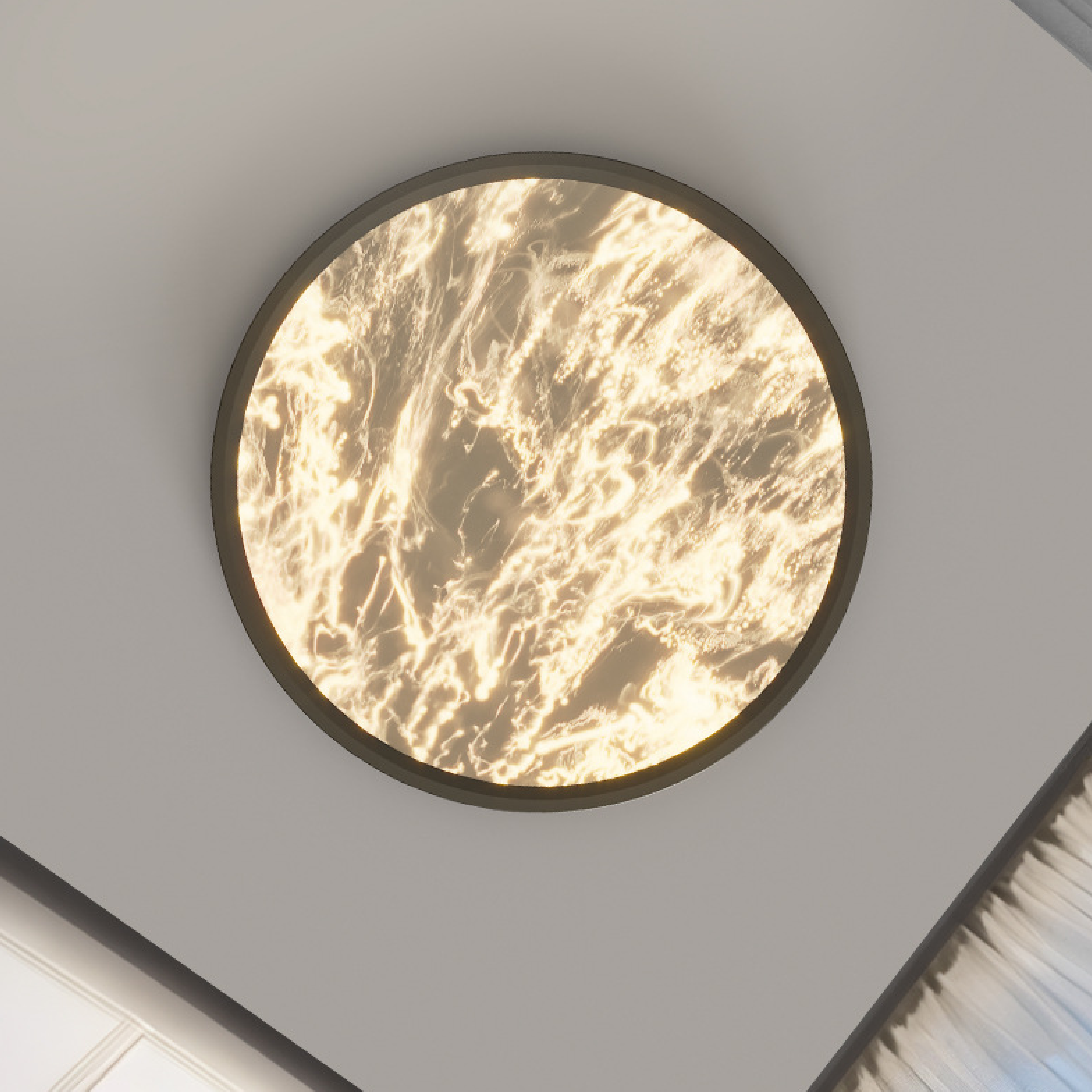 Galaxy-Inspired LED Ceiling Light