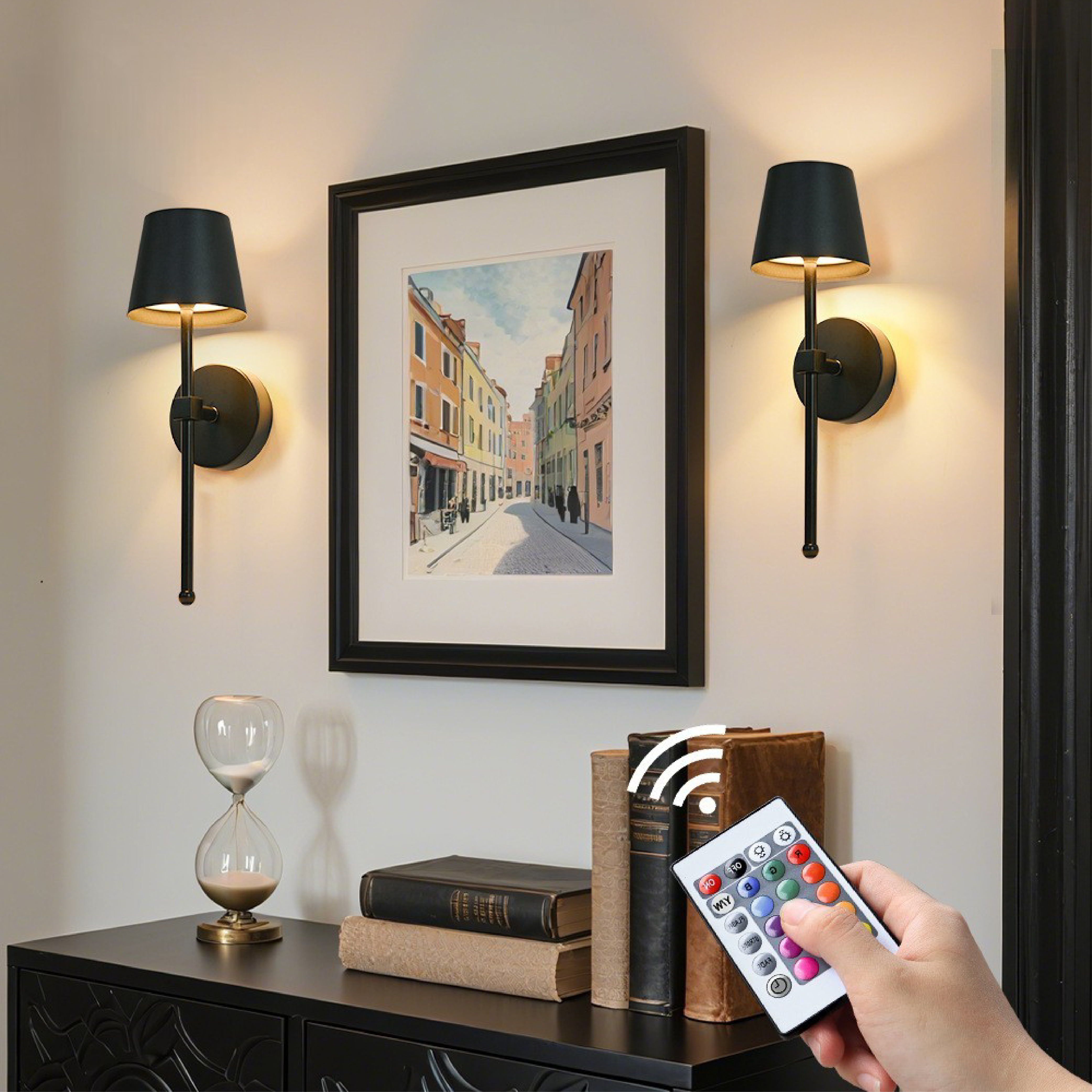Modern Rechargeable Wireless Wall Light