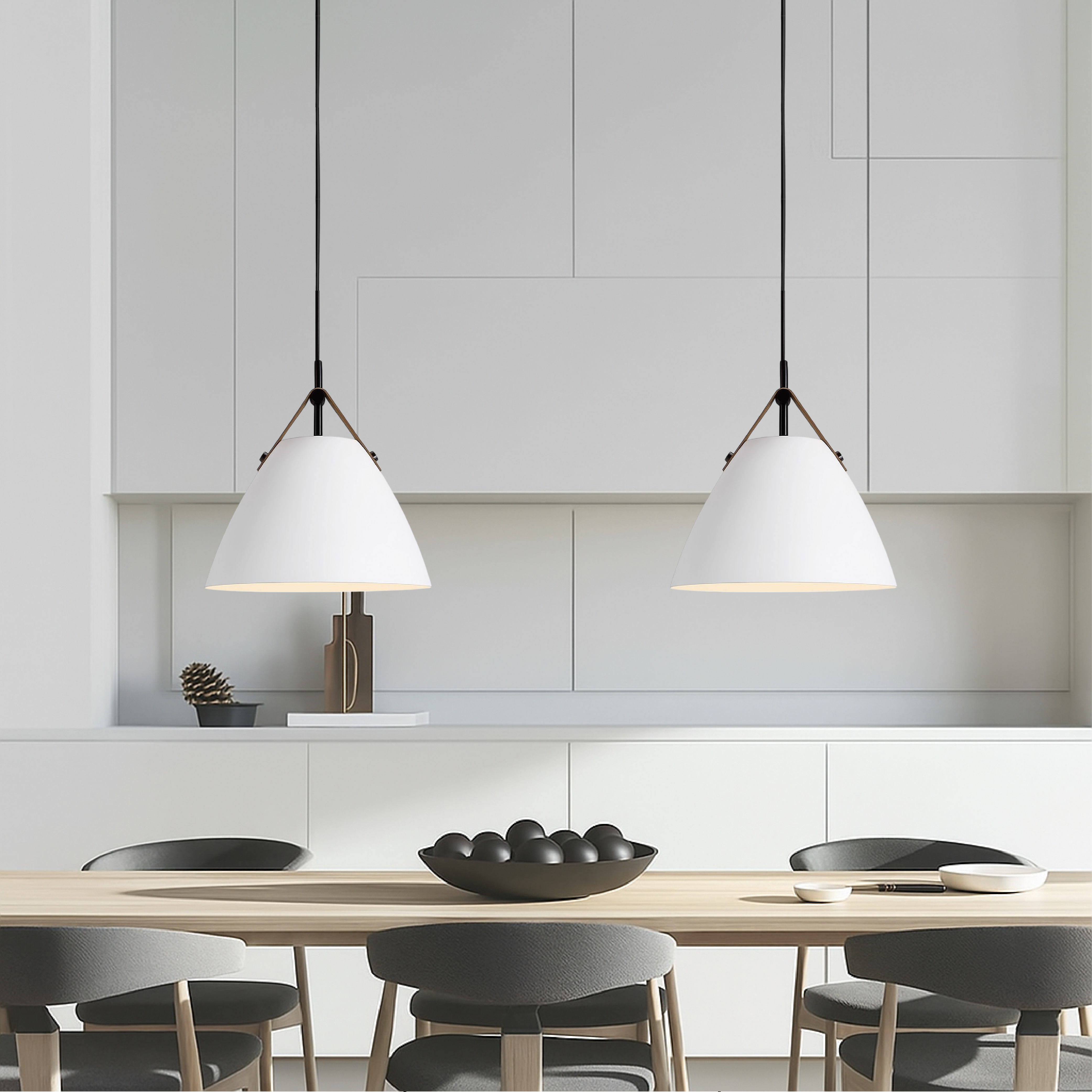 Modern Scandinavian Coloured Pendant Light