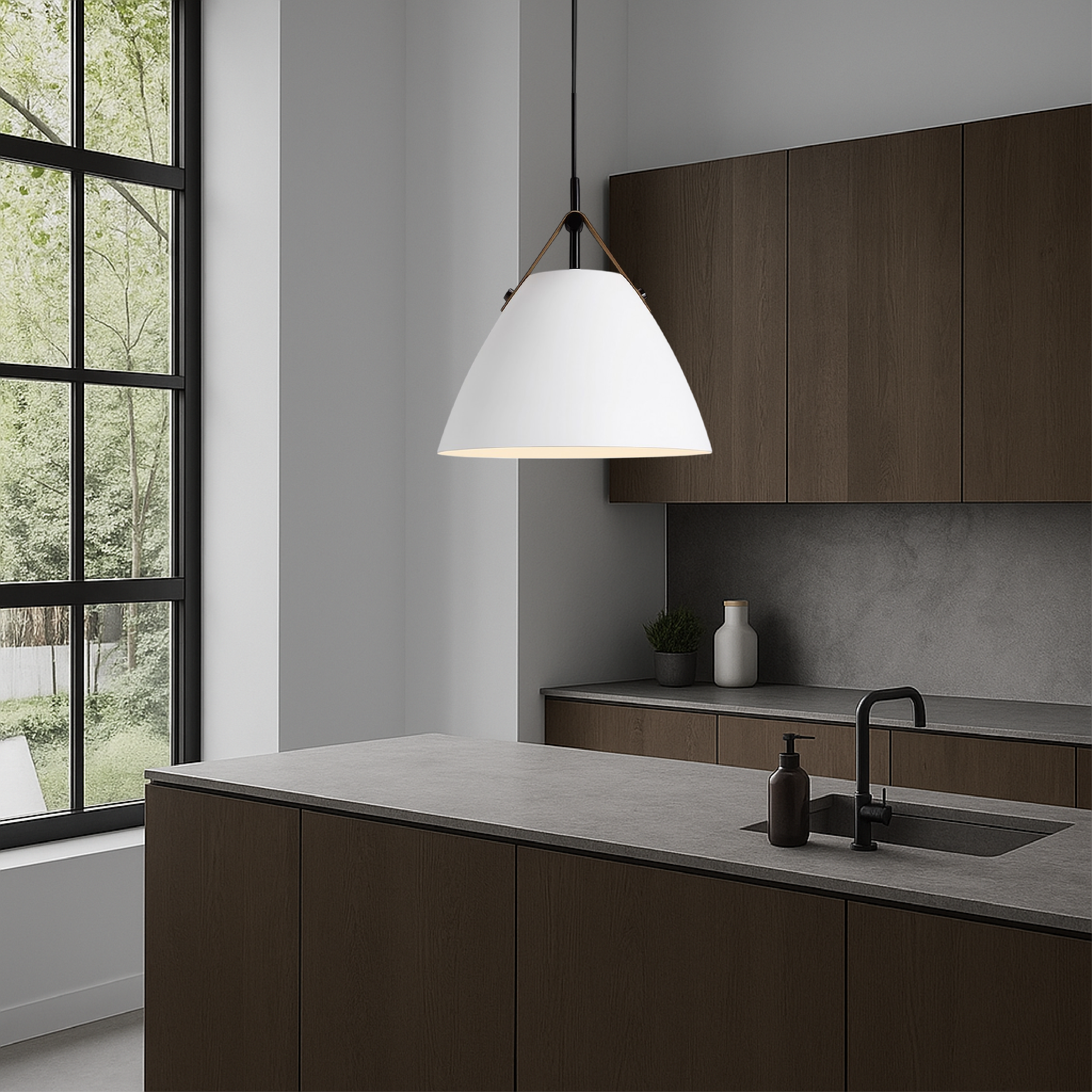 Modern Scandinavian Coloured Pendant Light