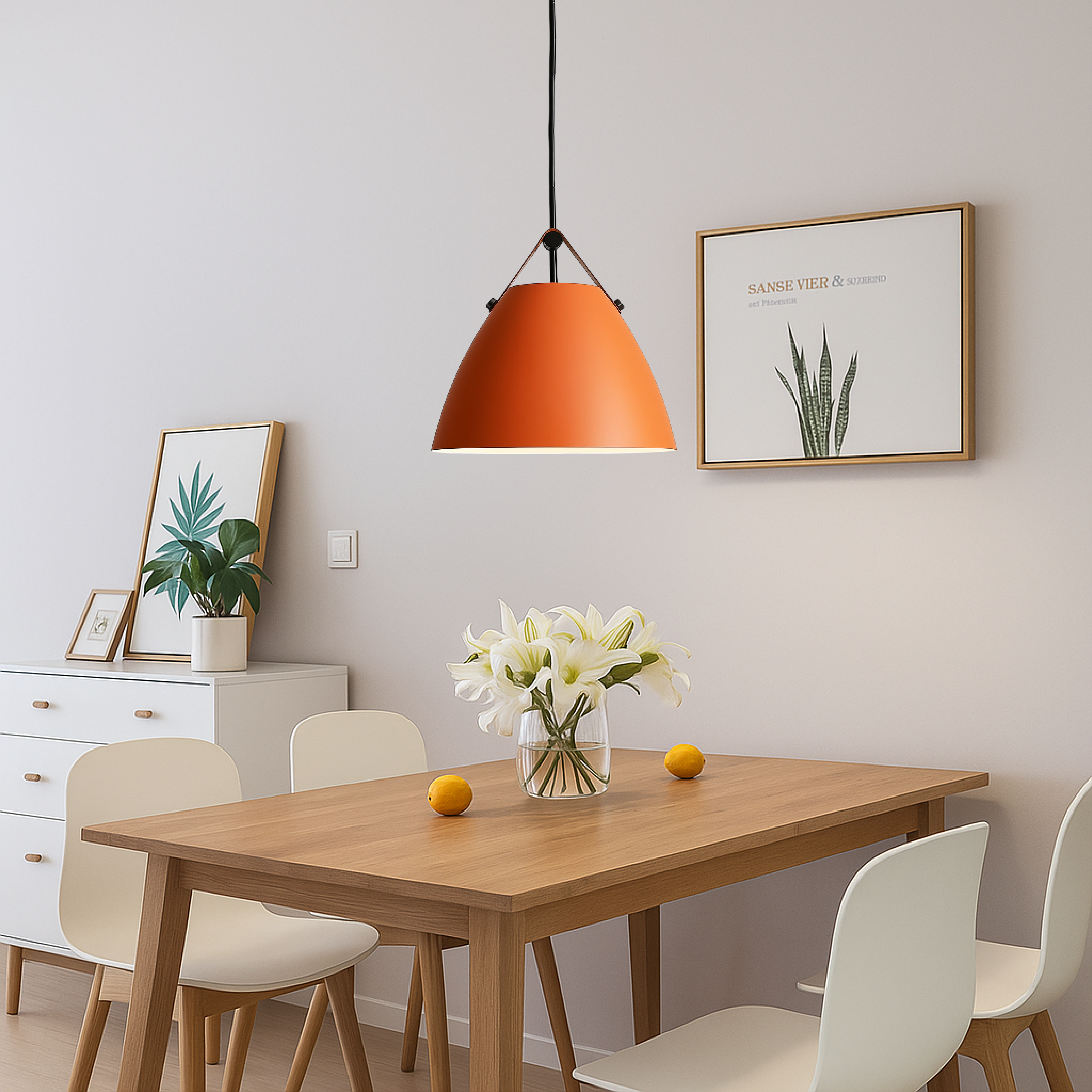 Modern Scandinavian Coloured Pendant Light
