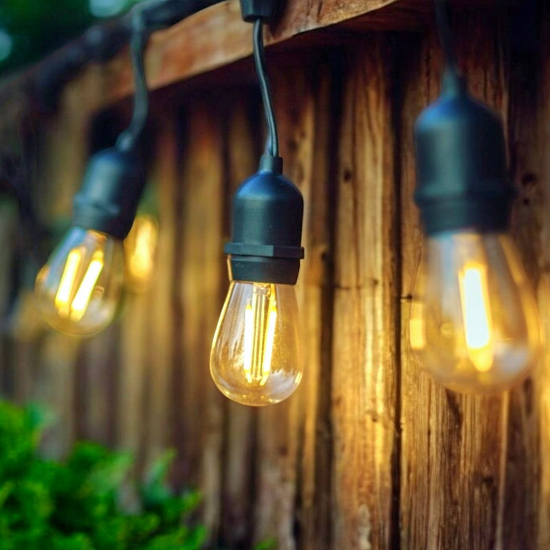 LED-tuinslingerverlichtingsset met weerbestendige lampen